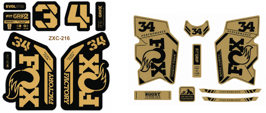 FOX DECALS for Fox — print & cut by Plan Photo Repro